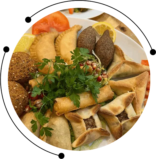 wraps avec du houmous